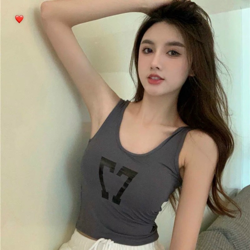 Áo bara thun ba lỗ 77 có mút ngực 4 màu Hp alohashop91