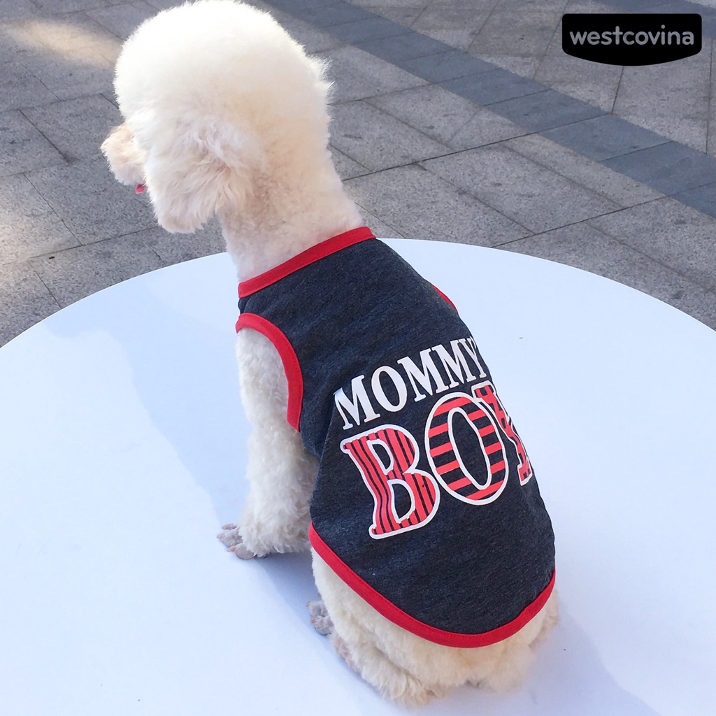 [COD]♞Áo Thun In Chữ Thoáng Khí Thời Trang Mùa Hè Dành Cho Cún Cưng