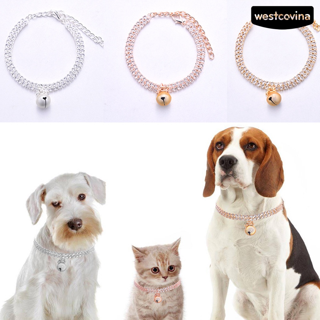 [COD]♞Vòng Cổ Đính Đá Thanh Lịch Dành Cho Thú Cưng