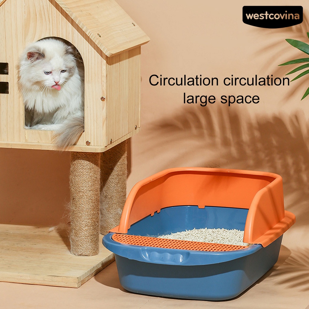 [COD]♞Hộp Rào Bảo Vệ Mèo Chống Văng Màu Sắc Tương Phản Có Thể Tháo Rời Tiện Dụng