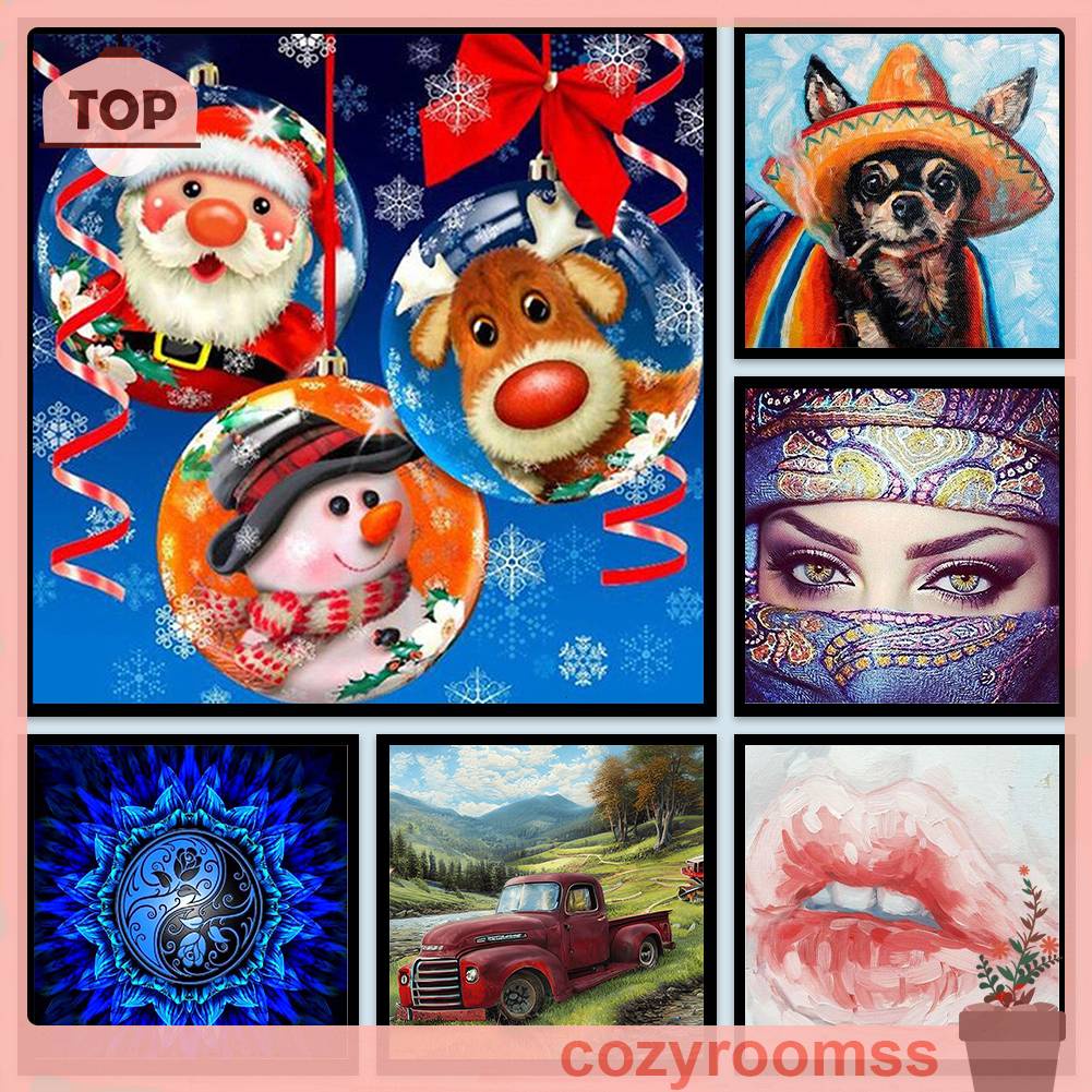 Tranh Sơn Dầu Theo Số Tự Làm Trang Trí Nhà Cửa