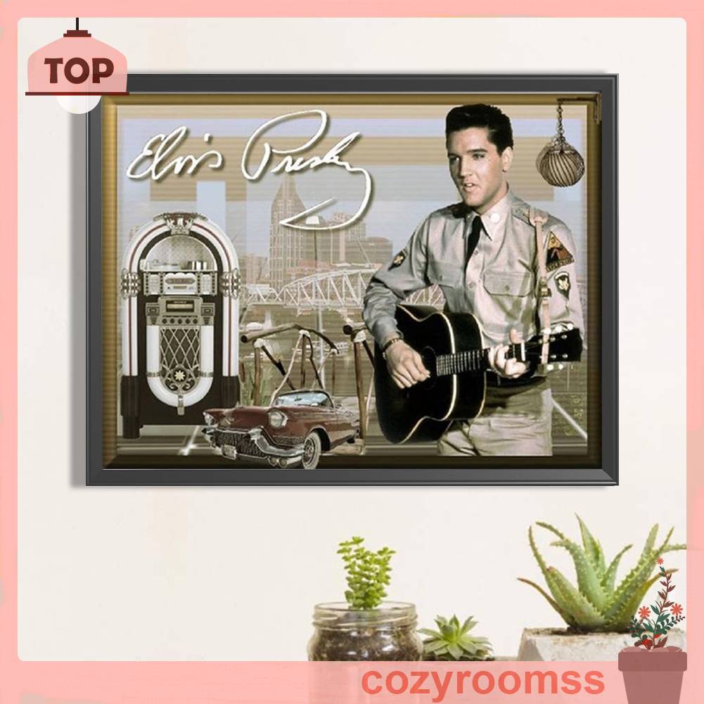 Tranh Đính Đá Kim Cương Toàn Bộ 5D DIY Hình Vẽ Presley