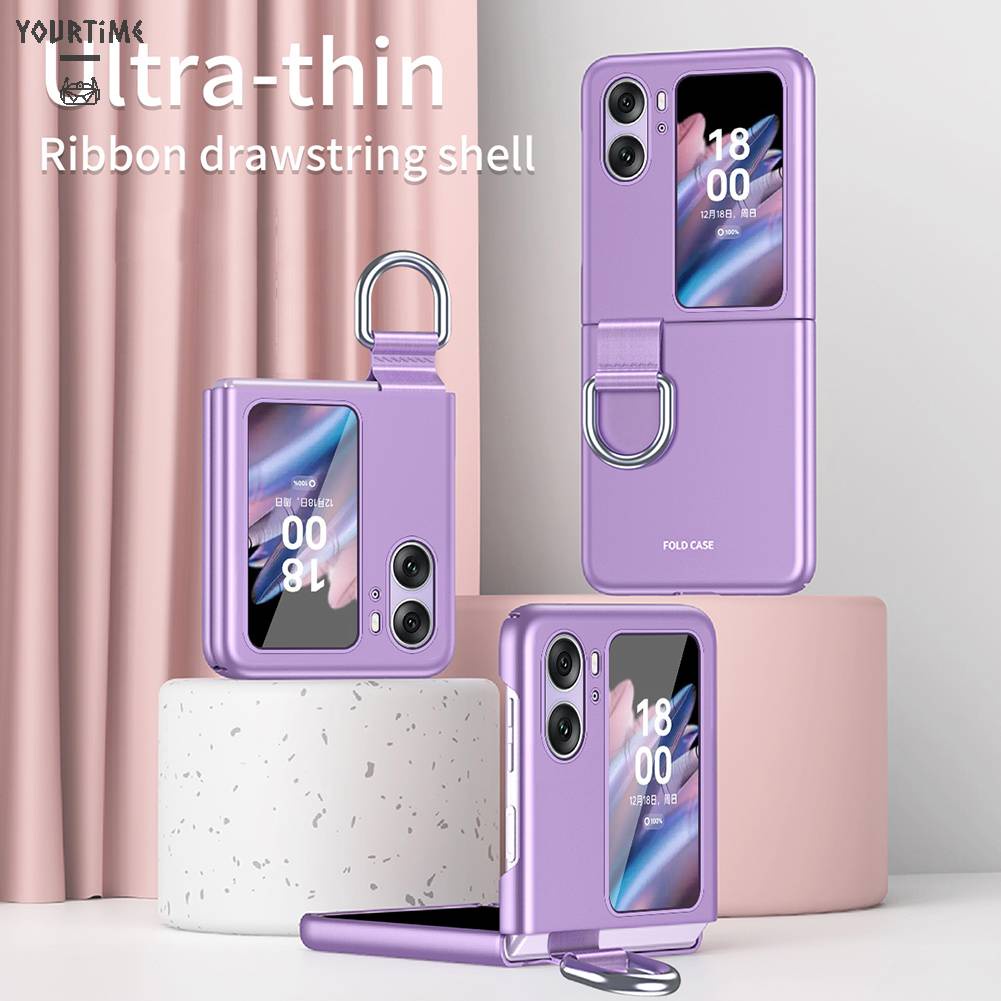 Bao Da Điện Thoại PC Nắp Lật Chống Rơi Có Vòng Đỡ Cho Smartphone Find N2