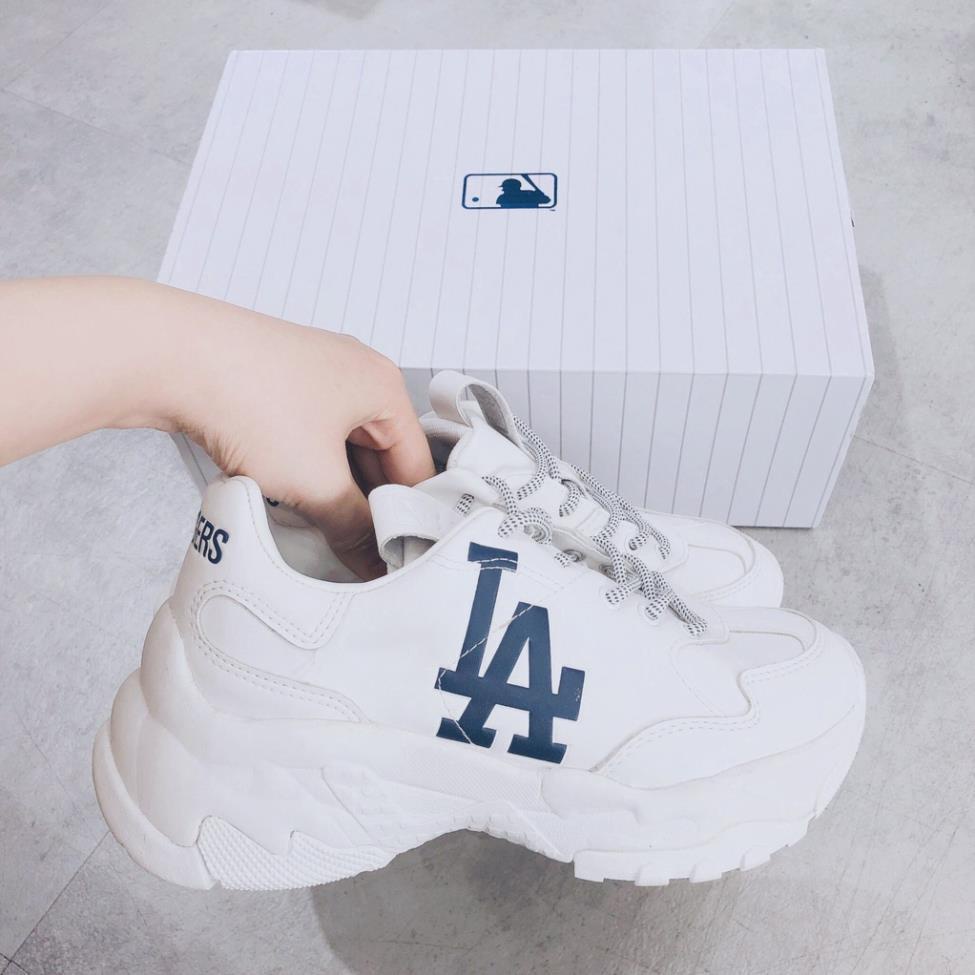 Giày Thể Thao MLB Ny LA Cao Cấp Nam Nữ Cao Cấp ,Giày Sneaker Tăng Chiều Cao Full Bill Box