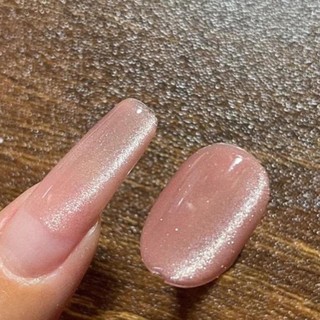 Mắt mèo kim cương màu hồng _mèo hồng trang trí nail hottrend 2023