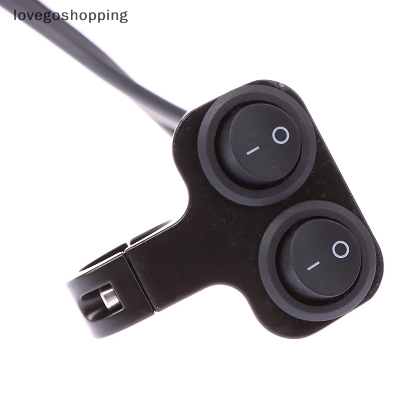 Công Tắc Đèn Pha / Còi Đôi 12V Gắn Tay Lái Xe Máy ATV / Xe Đạp Vn VN