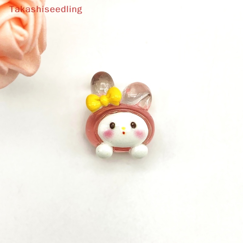 Set 2 Đồ trang trí Nhân Vật Sanrio Hello Kitty Cinnamon Kuromi Dạ Quang Trang Trí Tiểu Cảnh