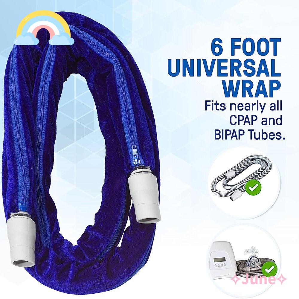 Vỏ Bọc Ống CPAP Cách Nhiệt 6FT Có Khóa Kéo Thay Thế Tiện Dụng Cho ResMed