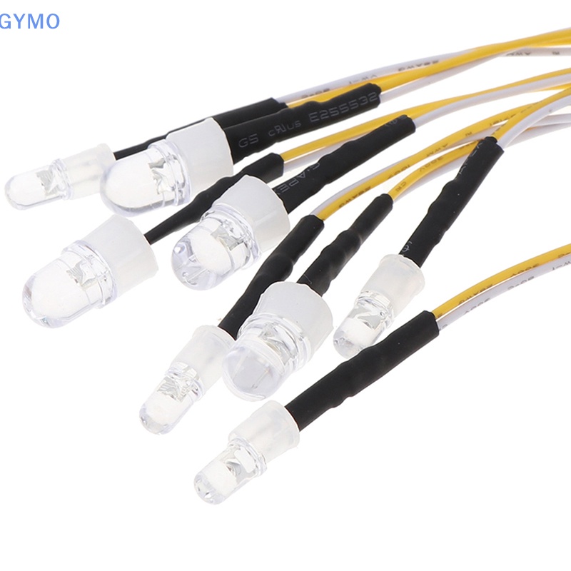 [cxGYMO] 8 Đèn LED 2 Đỏ Trắng 2 Đỏ 4 Vàng Cho Xe Điều Khiển Từ Xa 1 / 10 1 / 8 crawler tamiya axial scx10 HDY