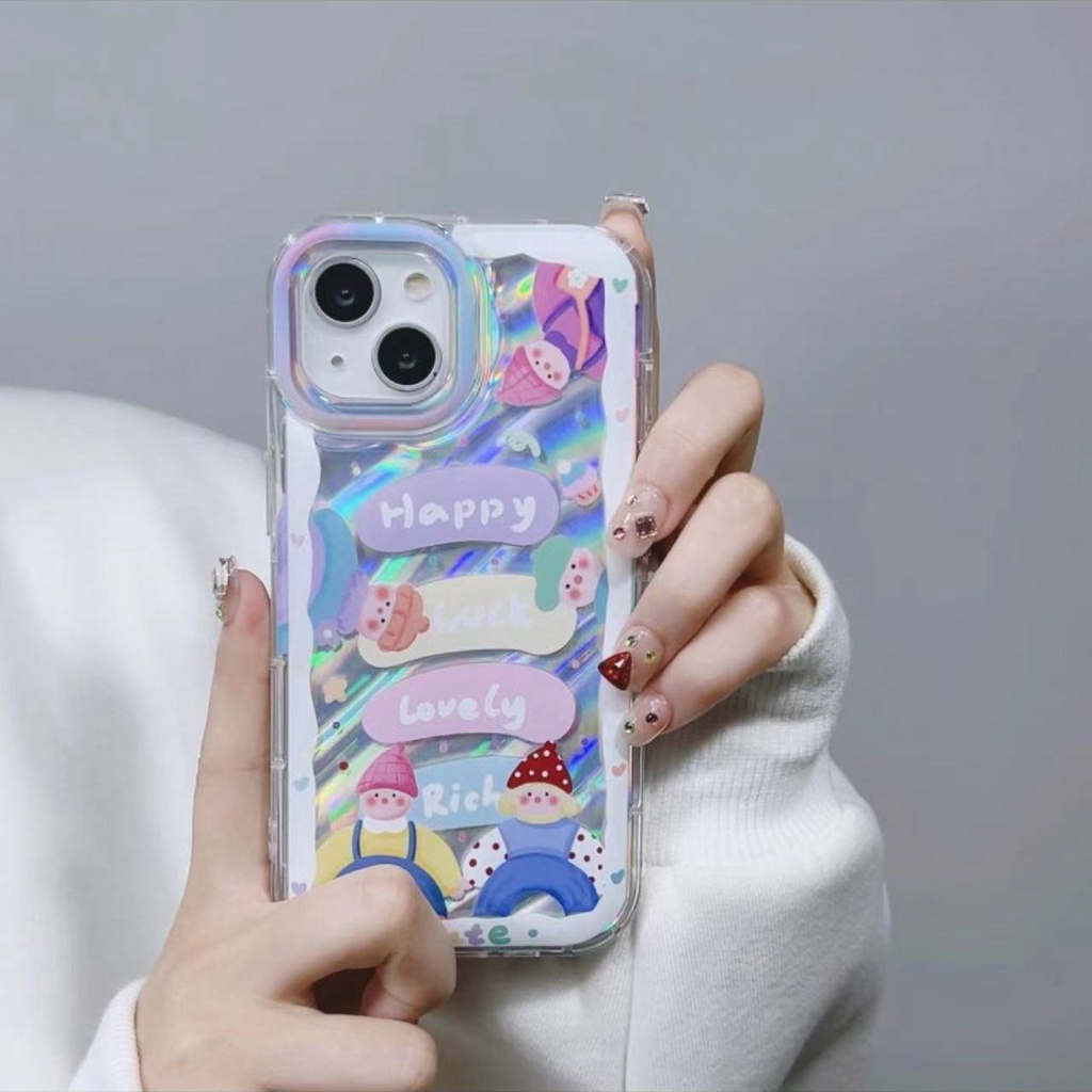 Ốp Điện Thoại Mềm Chống Sốc In Hình Cầu Vồng Cho Iphone xrxsmax12 / 8p / 1413 / pro117