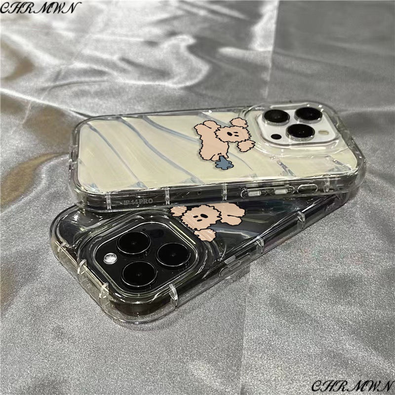 Ốp Điện Thoại Mềm Trong Suốt Họa Tiết Chú Cún Đáng Yêu Cho Iphone14promax 8 / 1312 11 / plus Fart 7 xr
