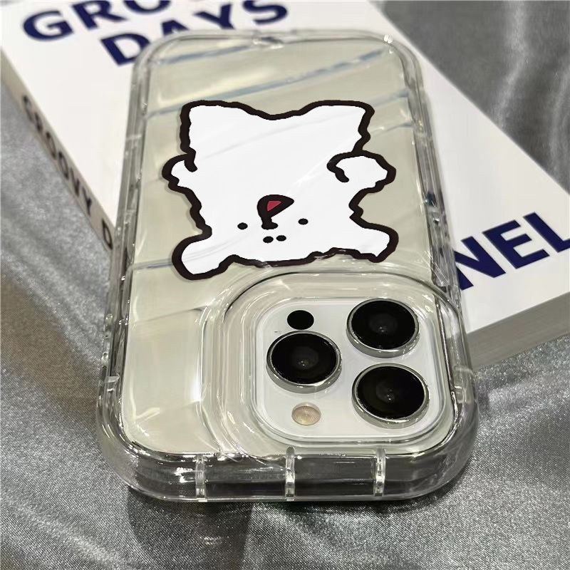 Ốp Điện Thoại Mềm Trong Suốt Họa Tiết Chú Cún Dễ Thương Cho Iphone 14Promax 1312 / 11 7 / 8plus xr / sins 1