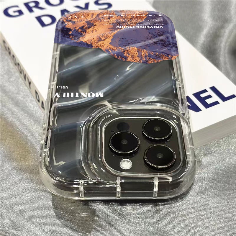 Ốp Điện Thoại Mềm Trong Suốt Phiên Bản Jinshan Dễ Thương Cho Iphone 14Promax 1312 / 11 7 / 8plus xr / sins YZUJ