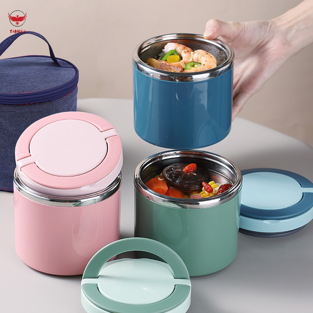 Hộp Đựng Cơm Trưa Giữ Nhiệt Chống Rò Rỉ Tiện Dụng Cho Bé