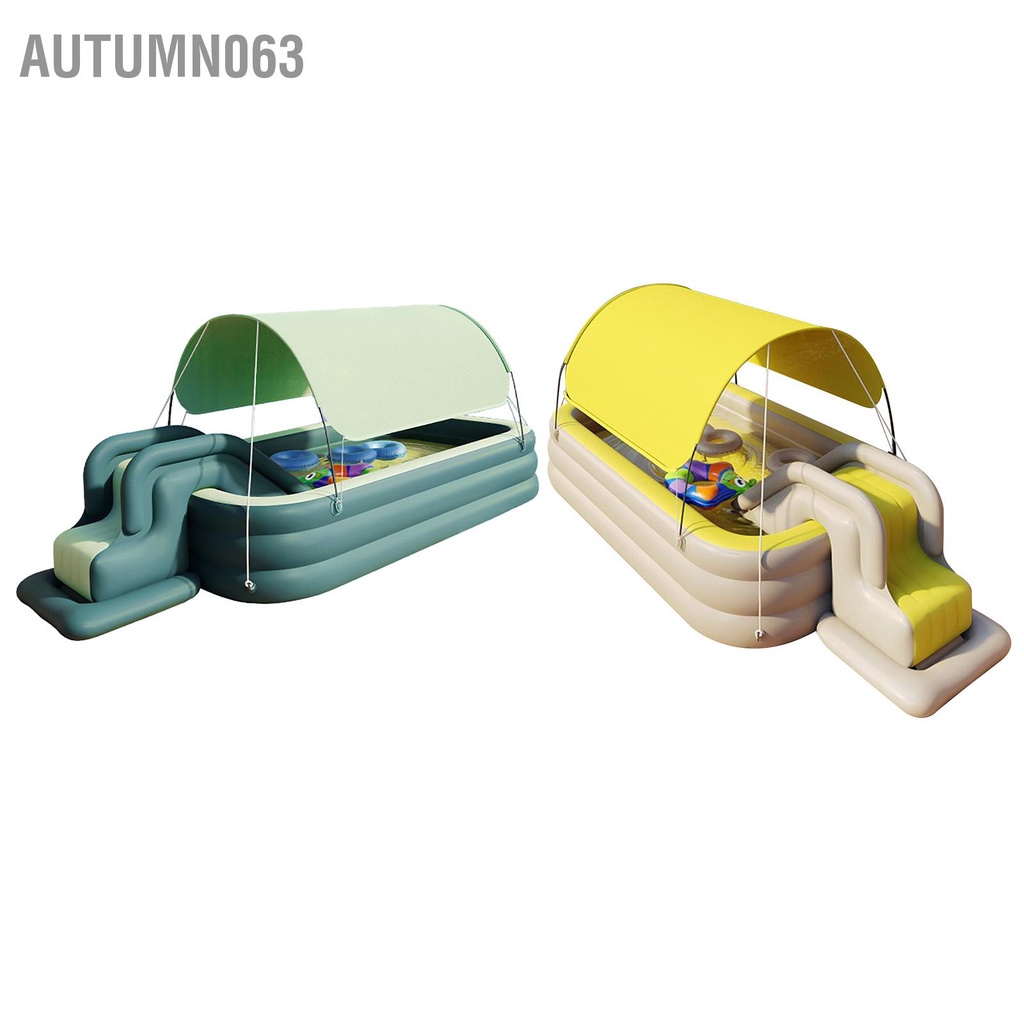 Autumn063 Bể bơi bơm hơi Tấm che nắng có thể tháo rời PVC Có gập lại cho bé ngoài trời