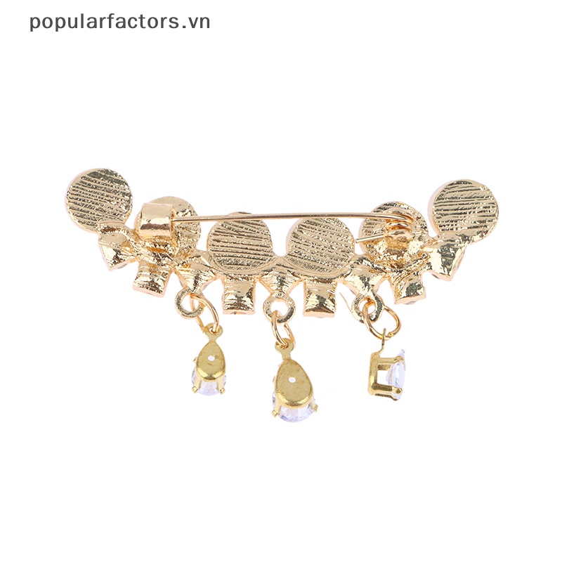 Ghim Cài Áo Bằng Hợp Kim Đính Ngọc Trai Trắng Thời Trang Cho Nữ