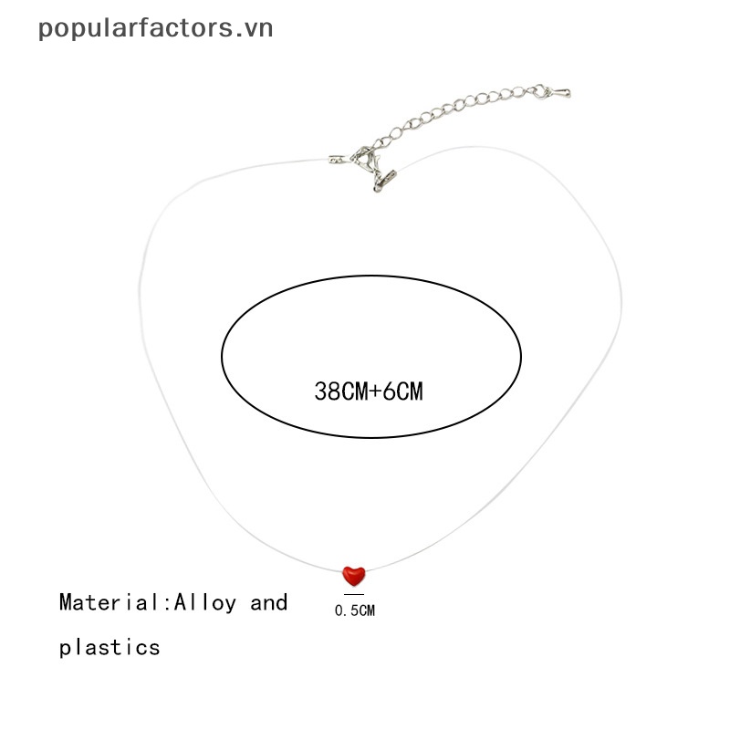 Vòng Cổ Choker Mặt Trái Tim Sơn Dầu Sáng Tạo Cho Nữ