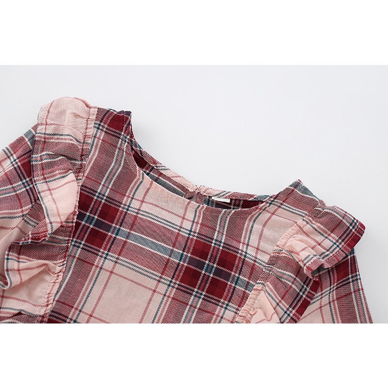 Đầm caro dài tay H&M