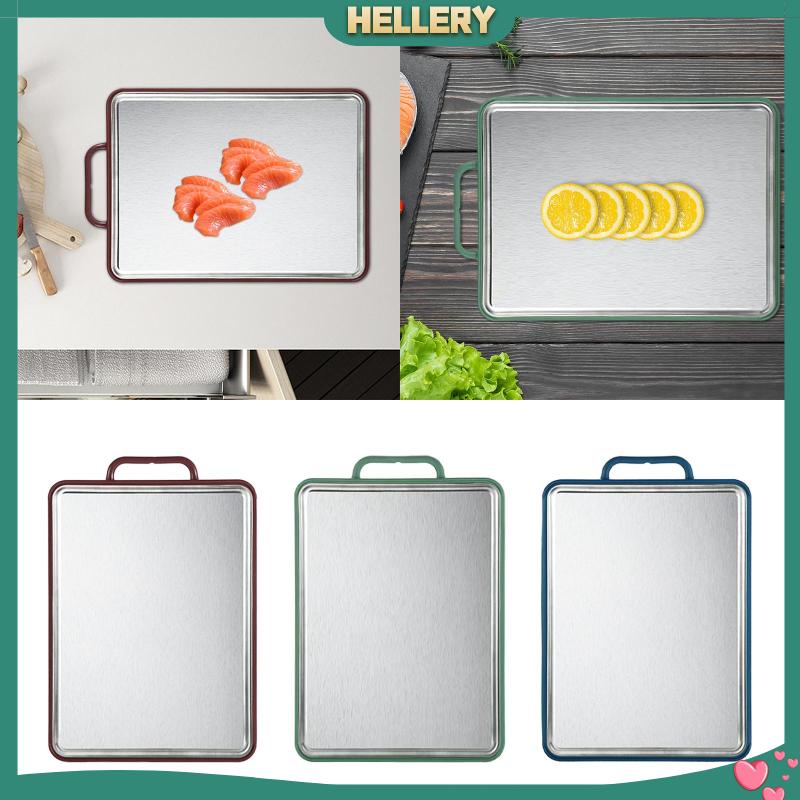 Thớt Hai Mặt Màu Đỏ 40x27cm Đa Năng