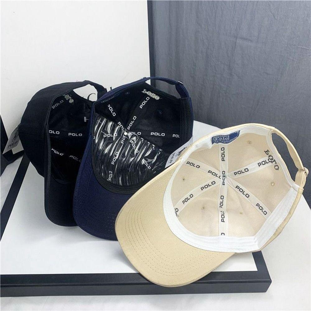 TWINKLE Mũ Lưỡi Trai Polo Chất Liệu Cotton Thêu Logo Ngựa Một Sừng Thời Trang Chống Nắng