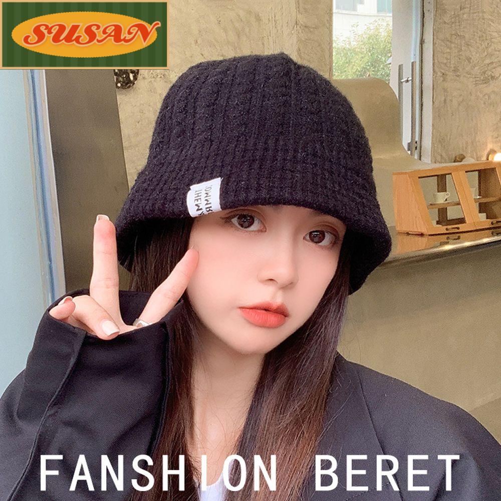 SUSANS Mũ Len Beanie Thu Đông Mới