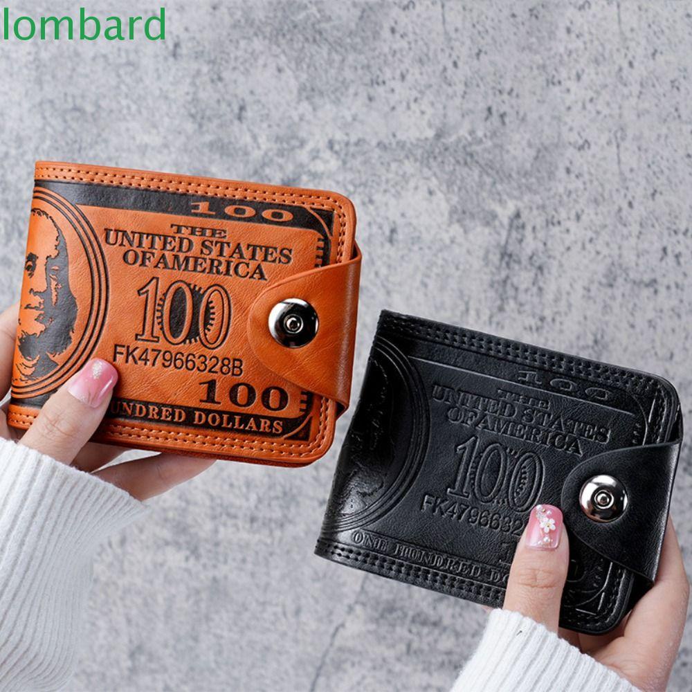Ví Da PU Cỡ Lớn In Họa Tiết Tiền Đô La Mỹ Độc Đáo Thời Trang Cho Nam