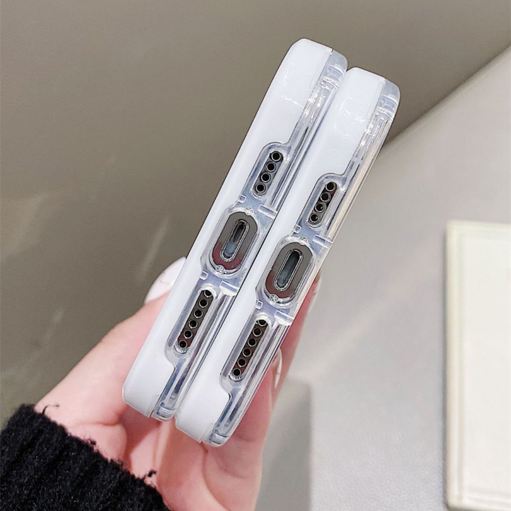 Ốp Điện Thoại TPU Mềm Chống Sốc Có Giá Đỡ Ẩn In Hình Mèo Hoạt Hình Dễ Thương Cho IPhone 11 12 13 14 Pro Max