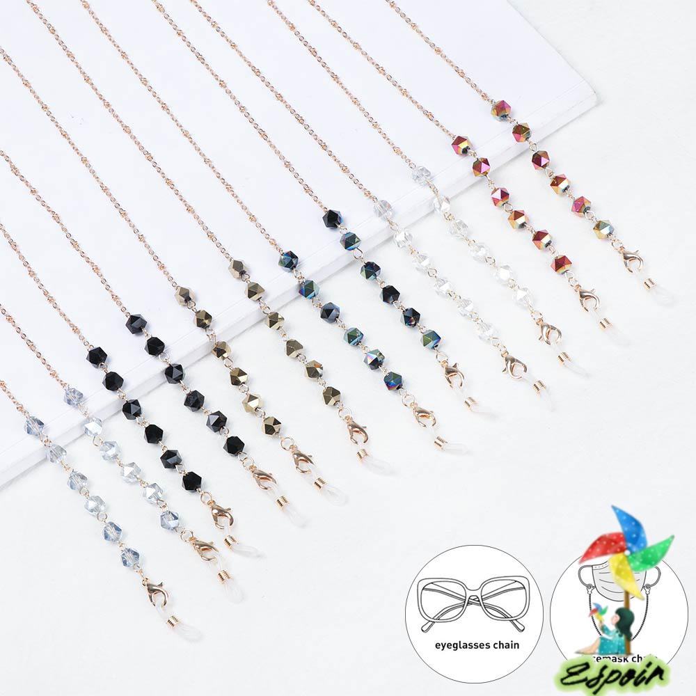 ESPO Dây Đeo Mắt Kính Chống Thất Lạc Đính Hạt Pha Lê Cho Nam Và Nữ