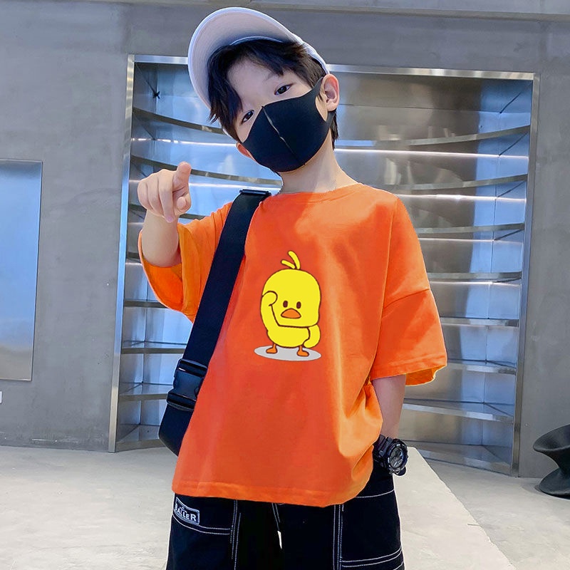 Mới Áo Thun 100% Cotton Tay Ngắn Unisex Cho Bé