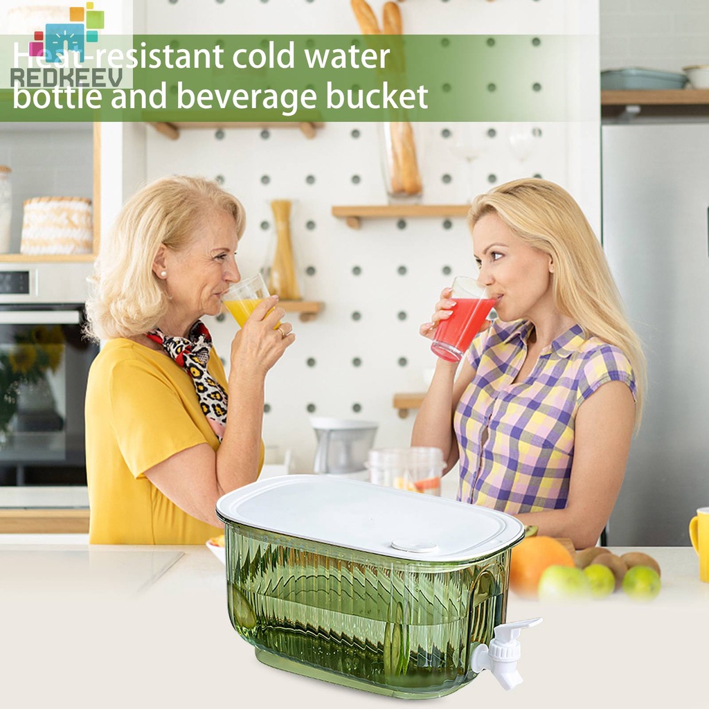 Bình Nước Trong Suốt Dung Tích 4L Kèm Vòi Rót