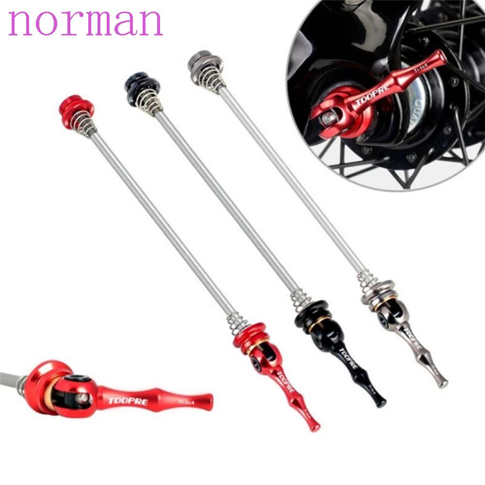 NORMAN Trục Khóa Bánh Xe Đạp Bằng Titan Trọng Lượng Nhẹ Tháo Gỡ Nhanh Tiện Dụng