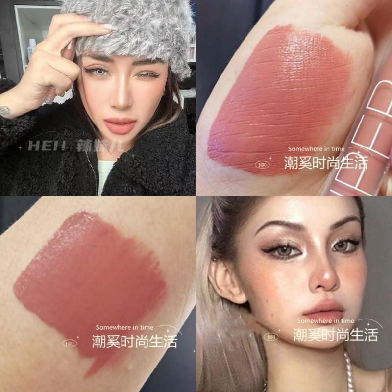 Son Môi Tông Màu Đất Lì Quế Trà Sữa Cà Phê Xám Hồng Ăn Đất