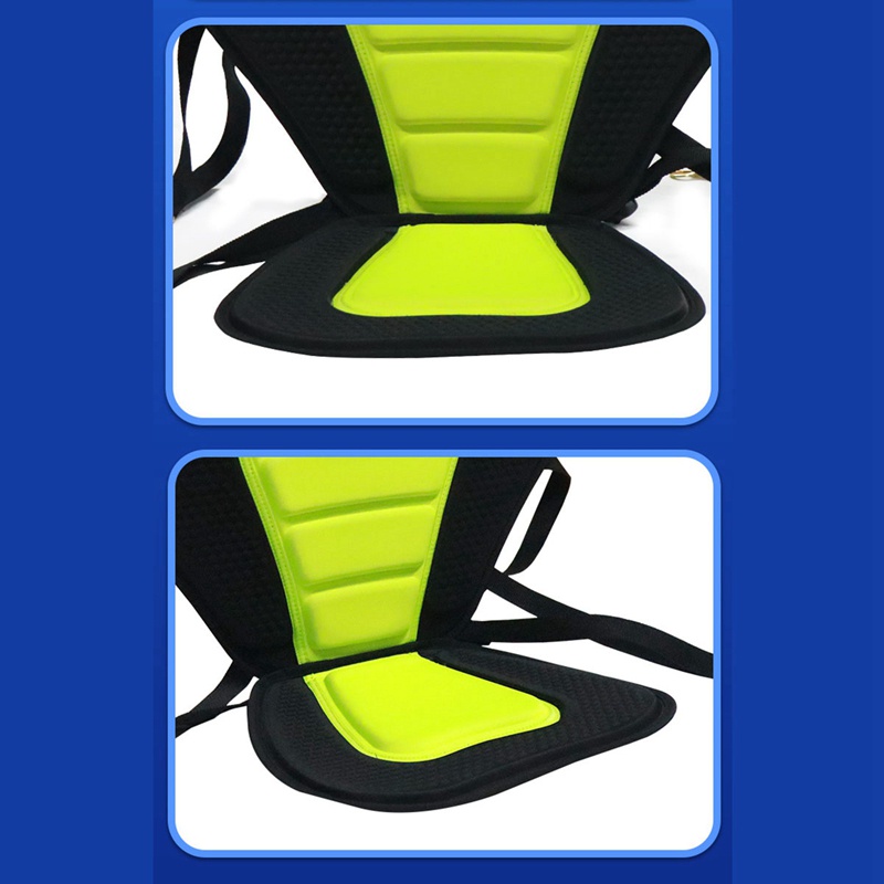 1 Tấm Đệm Ngồi Có Thể Điều Chỉnh Hỗ Trợ Lưng Khi Chèo Thuyền Kayak Kèm Túi Đựng