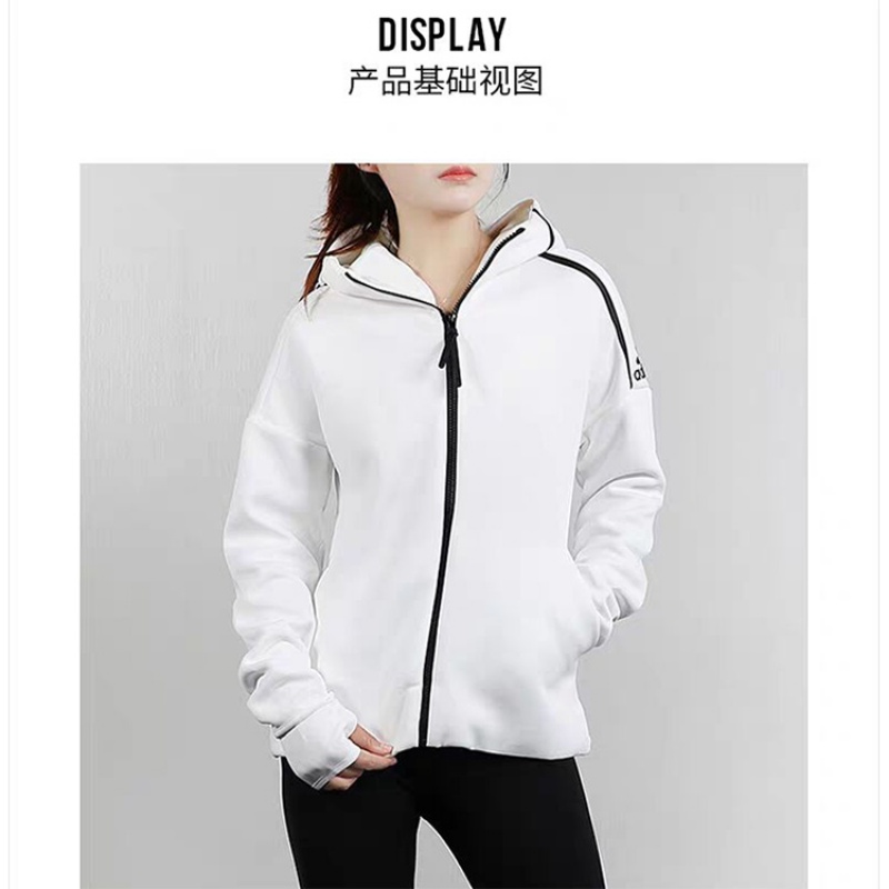 Áo Khoác Adidas 100% Chính Hãng Tay Dài Dáng Rộng Thoải Mái