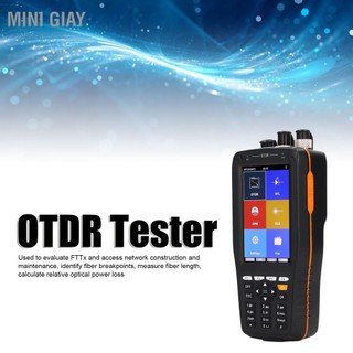 Mini Giay Máy đo phản xạ miền thời gian quang kiểm tra sợi 4 trong 1 OTDR Nguồn sáng Bộ định vị lỗi trực quan 3 97in 100‑240V