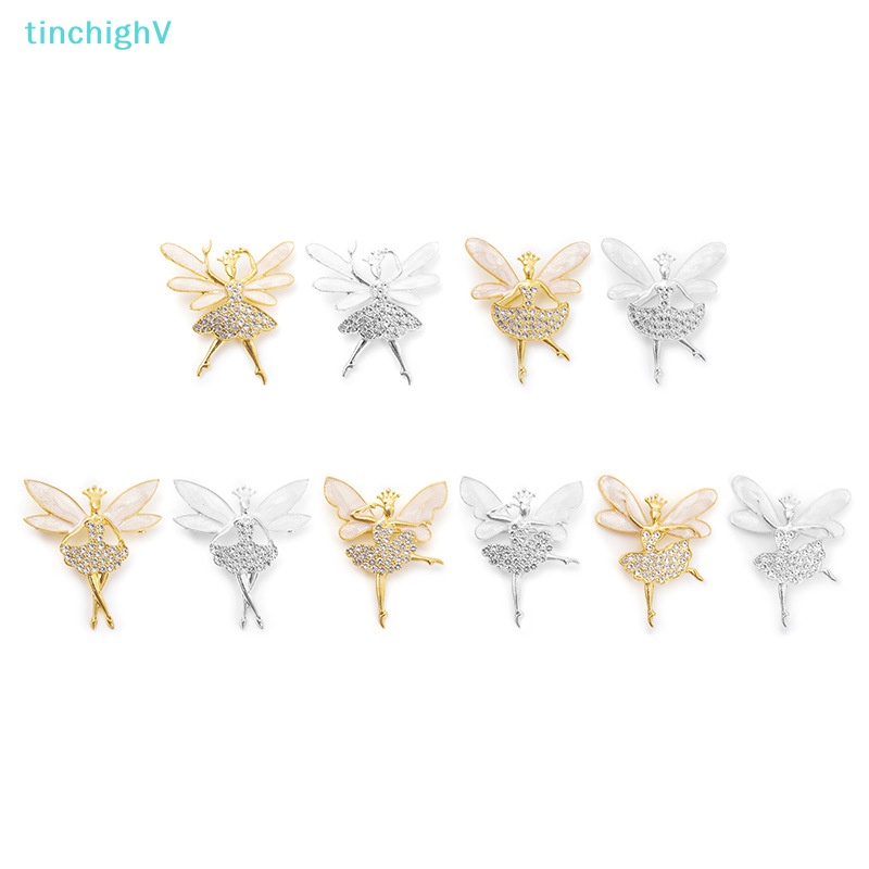 Ghim Cài Áo Hình Cô Gái Múa Ba Lê Đính Đá Sáng Tạo