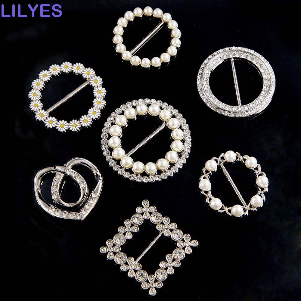 LILYES Vòng Khóa Khăn Choàng Cổ Ba Vòng Thời Trang