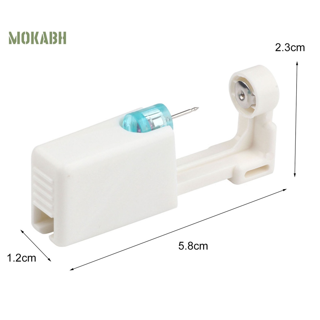 Dụng Cụ Xỏ Khuyên Tai Bằng Thép Không Gỉ Không Đau Dùng Một Lần