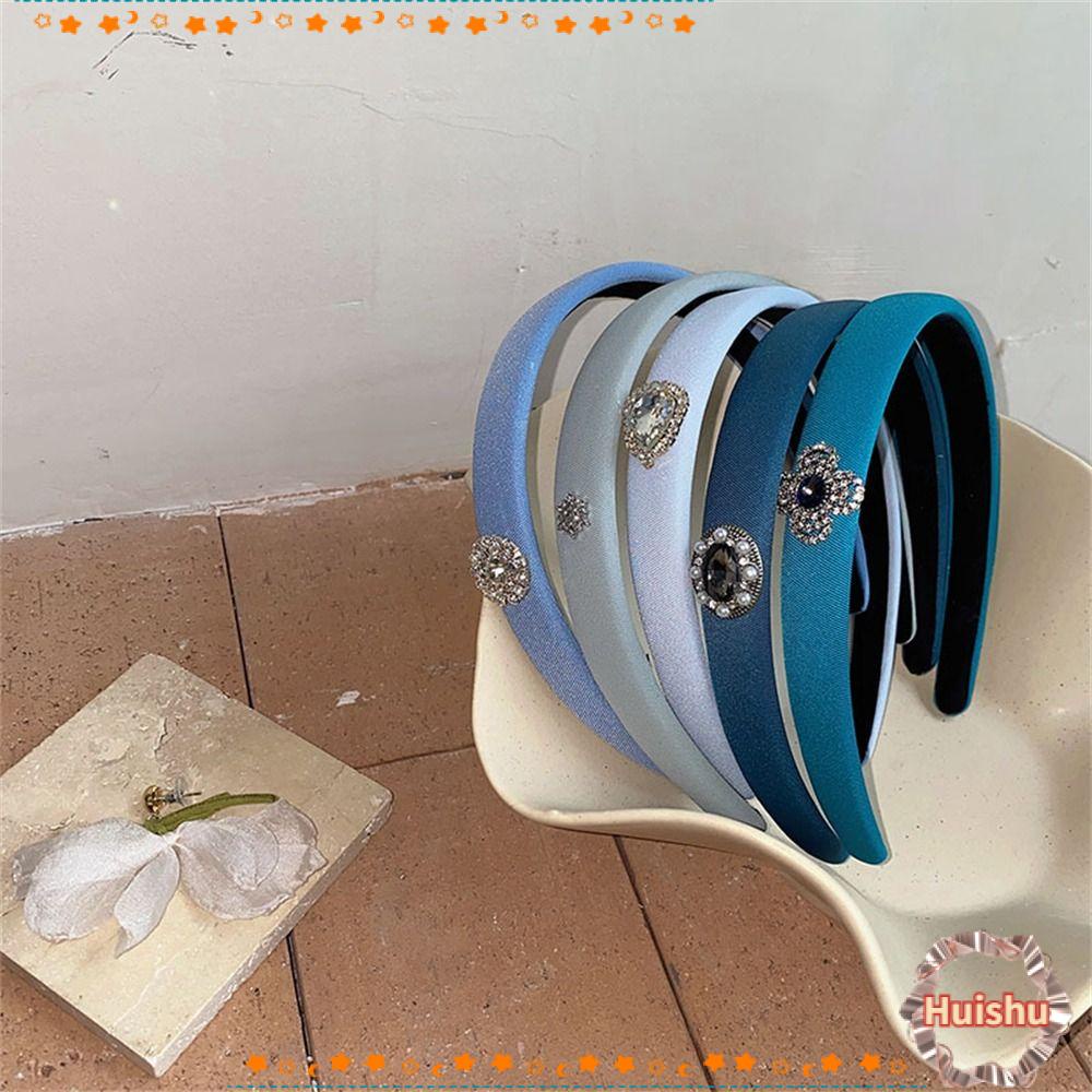 HS Băng Đô Cài Tóc Đính Đá Kiểu Dáng Đơn Giản