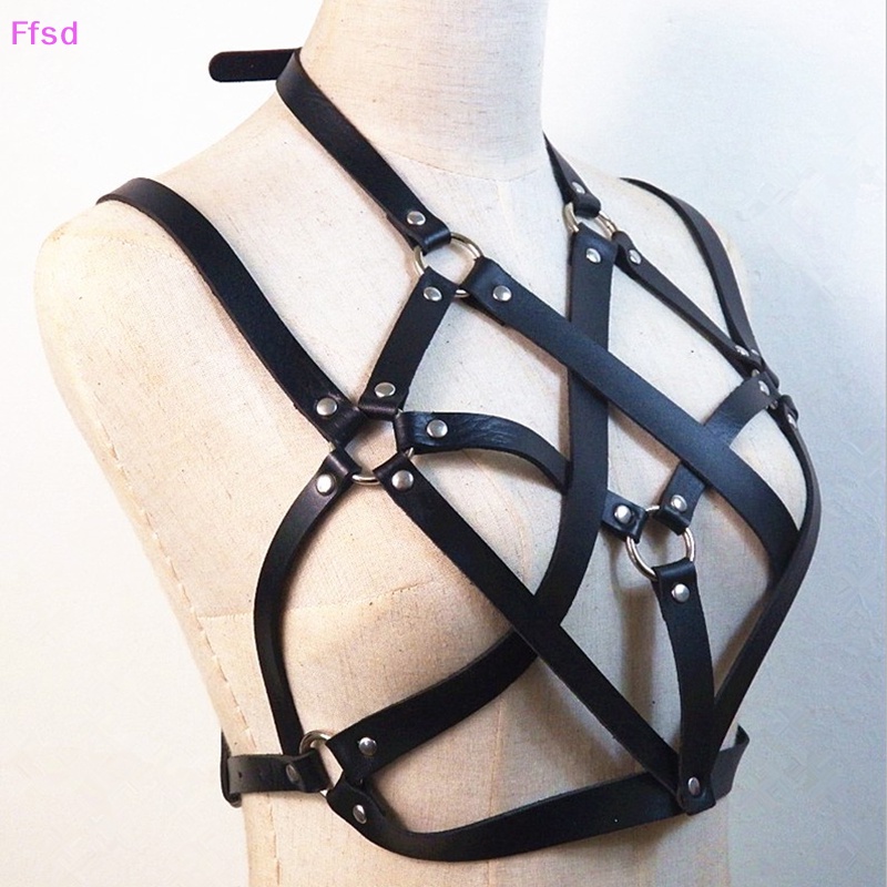 {Ffsd} Dây Đai Ngực Bằng Da Rỗng Hóa Trang Câu Lạc Bộ Đêm Cho Nữ * Bán Chạy