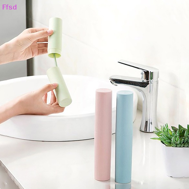 {Ffsd} Giá Đỡ Bàn Chải Đánh Răng Cốc Đánh Răng Hộp Tiết Kiệm Sáng Tạo Dùng Trong Phòng Tắm * Hàng Bán Chạy