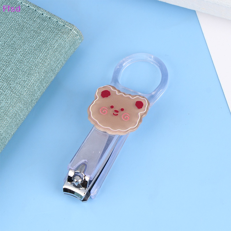 Kềm Cắt Móng Tay / Móng Chân Trong Suốt Không In Họa Tiết Hoạt Hình Dễ Thương Cho Bé