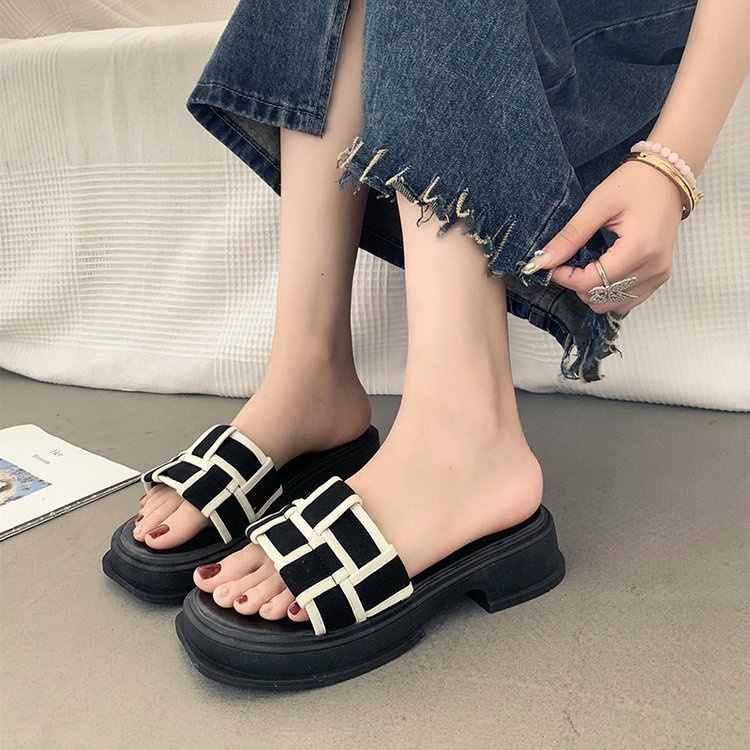 Dép Sandal Matsuke Đế Dày Phong Cách Pháp Thời Trang Mùa Hè 2023 Mới Cho Nữ