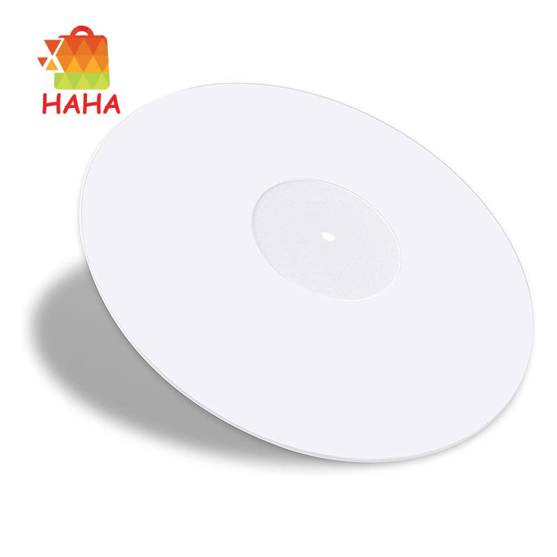 Thảm Trượt Bằng Acrylic Dày 2.5mm Màu Trắng Chuyên Dụng Cho Máy Ghi Âm Vinyl LP