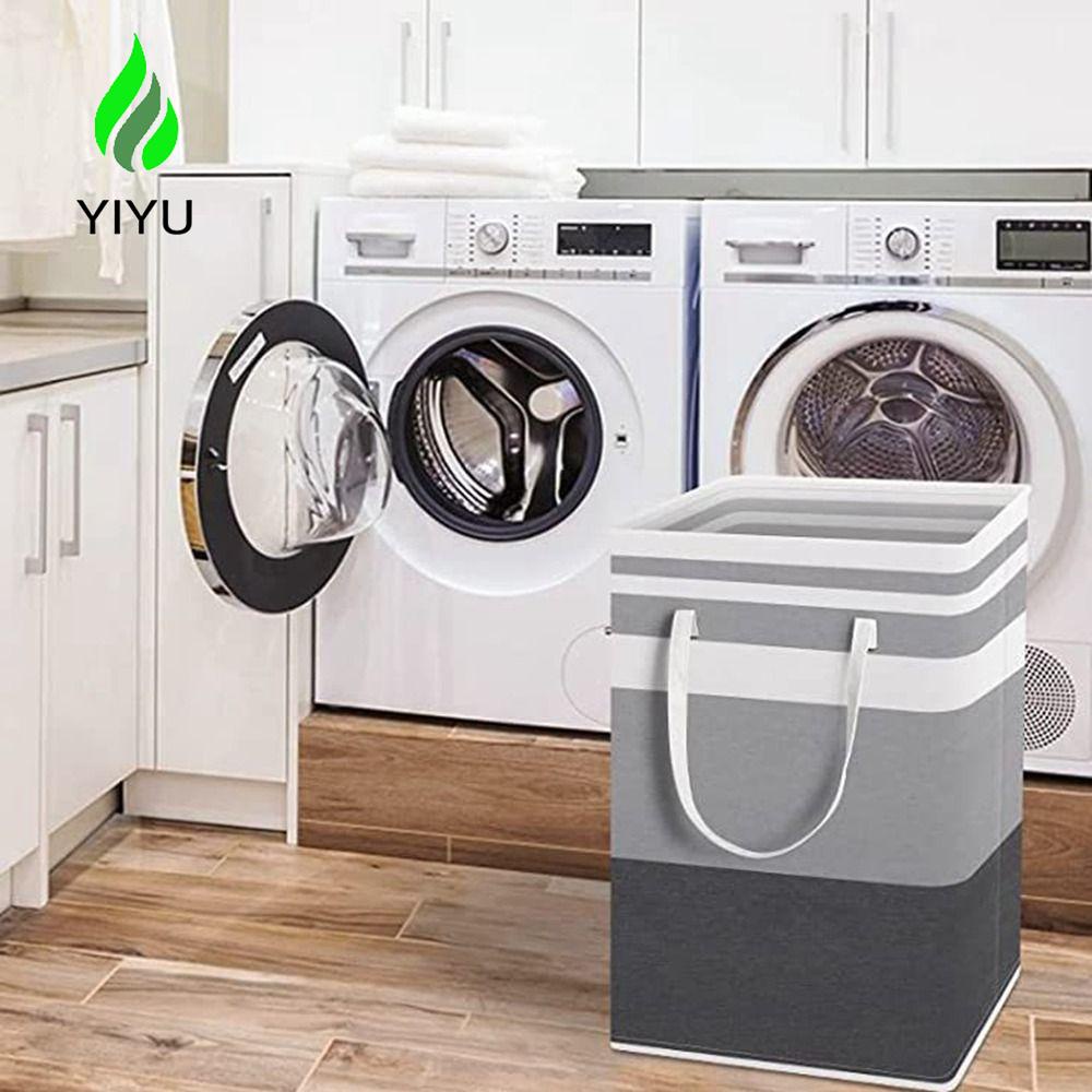 Giỏ Đựng Đồ Giặt Bằng Cotton Lanh Chống Nước Có Tay Cầm Cho Nhà Tắm