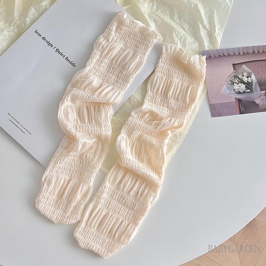 / / Vớ Dài Mềm Mại Nhẹ Nhàng Xếp Ly Ngọt Ngào Cho Bé Gái Mặc Hàng Ngày