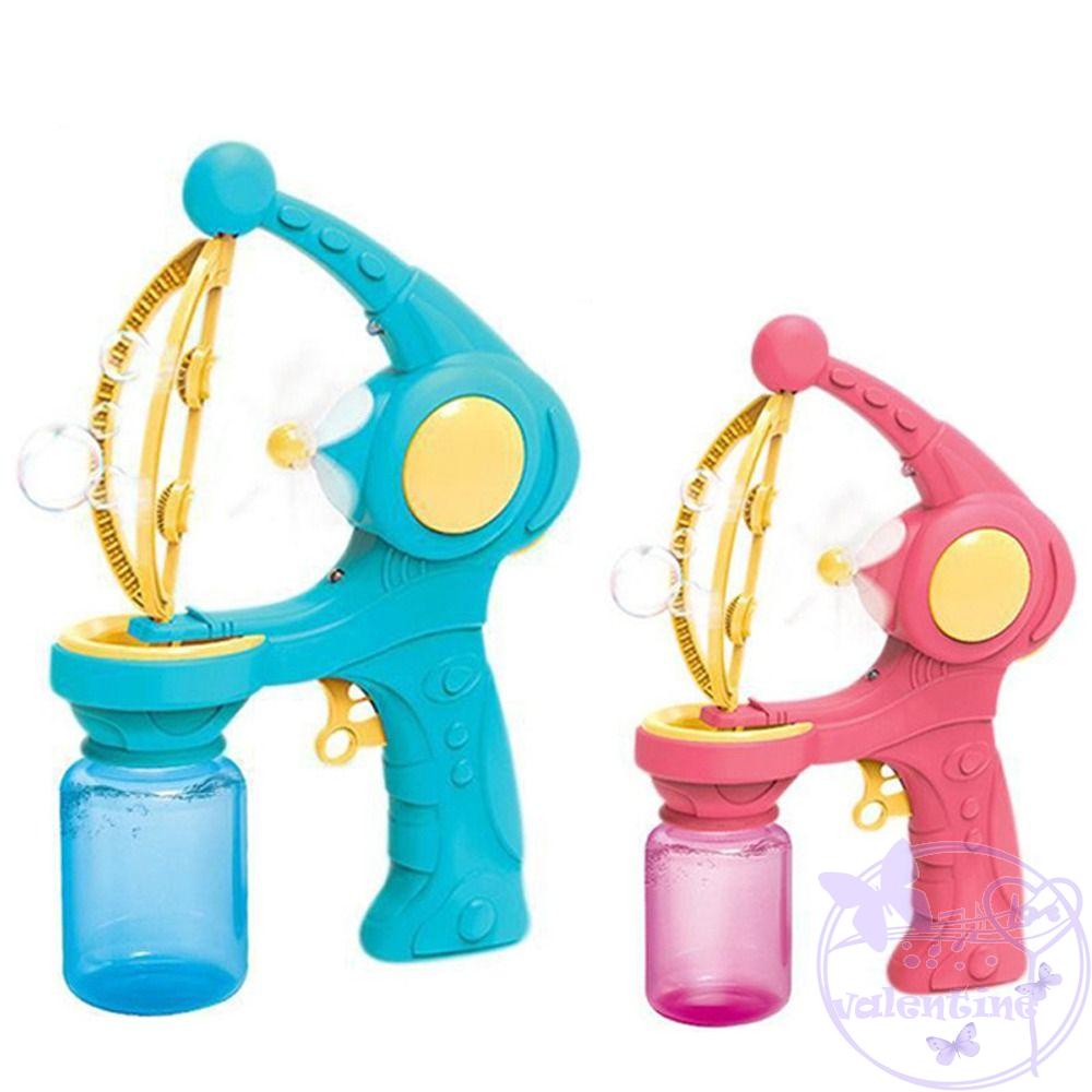 AVALENTINE Đồ Chơi Thổi Bong Bóng Xà Phòng Hình Quạt Mini Màu Hồng Cho Trẻ Em