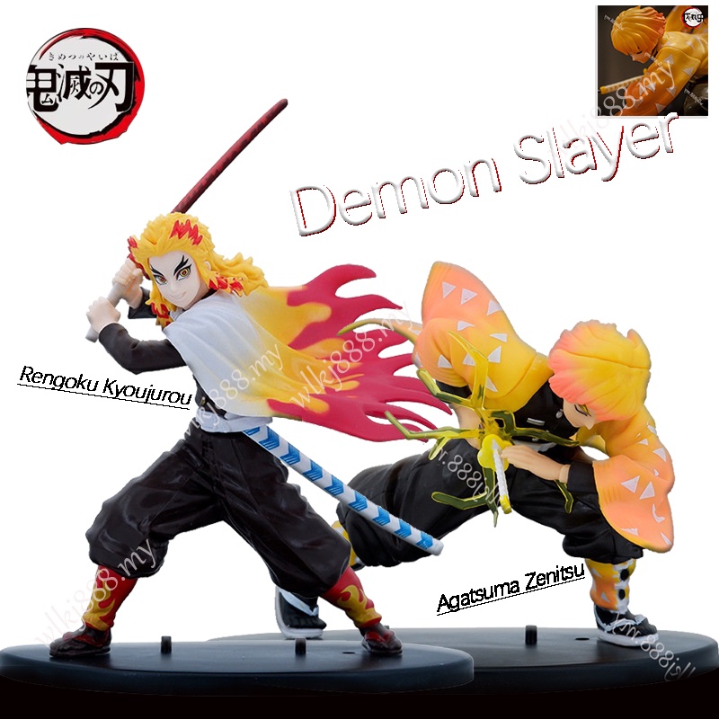 Mô Hình Nhân Vật Rengoku Kyoujurou Agatsuma Zenitsu Phim Demon Slayer