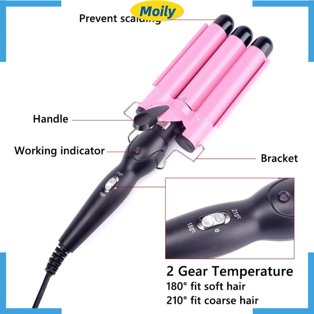 MOILYVN Máy Uốn Tóc Bằng Sứ Thiết Kế Mới Tiện Lợi Dễ Sử Dụng