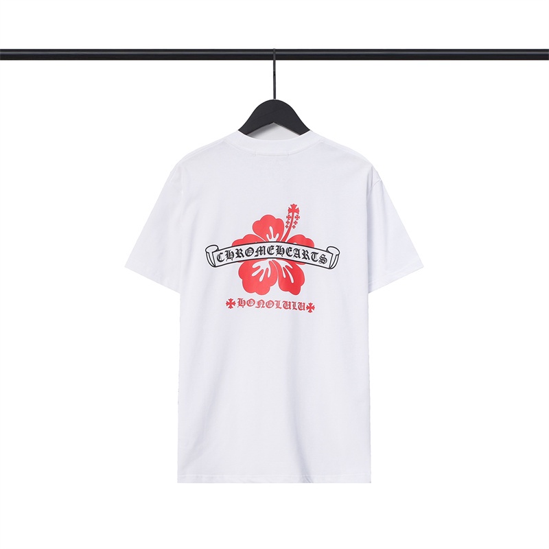 Chr-come88he-ars- Áo Thun Tay Ngắn In Hình Hoa Tương Phản Thời Trang Cao Cấp Mới Nhất Cho Nam Và Nữ